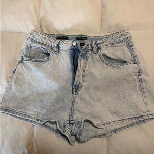 Light Blue Denim Women Shorts